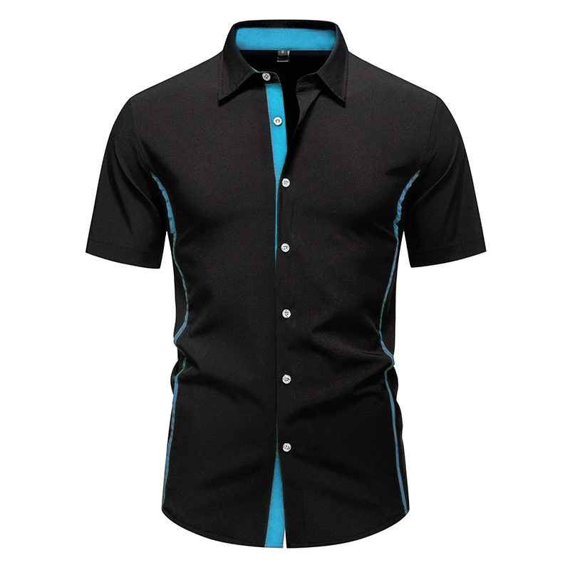 Summer Clothing Old Money - Camicie Formali Estive Elasticizzate da Uomo,