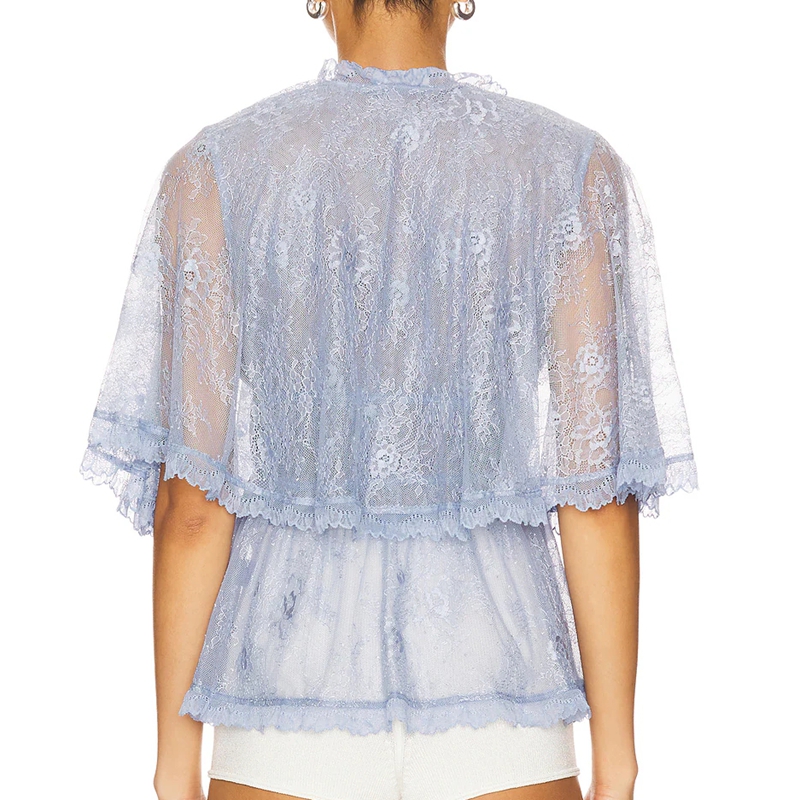 Tie Front Shirt - Camicetta Y2K da donna elegante in