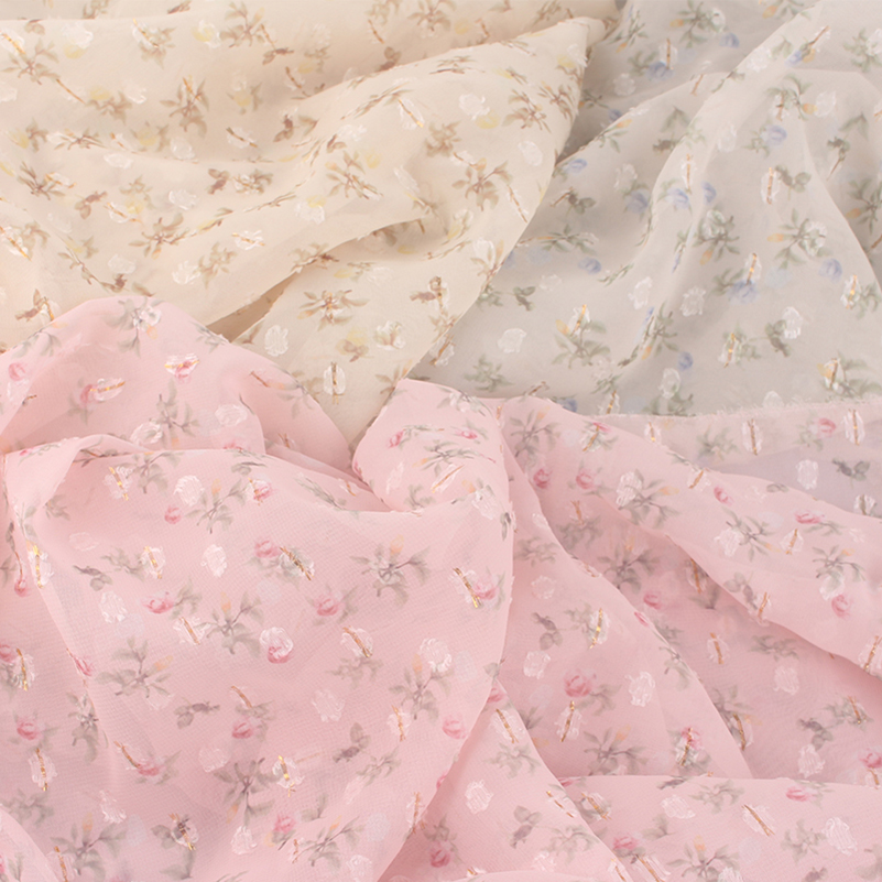 Summer Clothing List - Nuovo arrivo: Tessuto stampato trasparente con