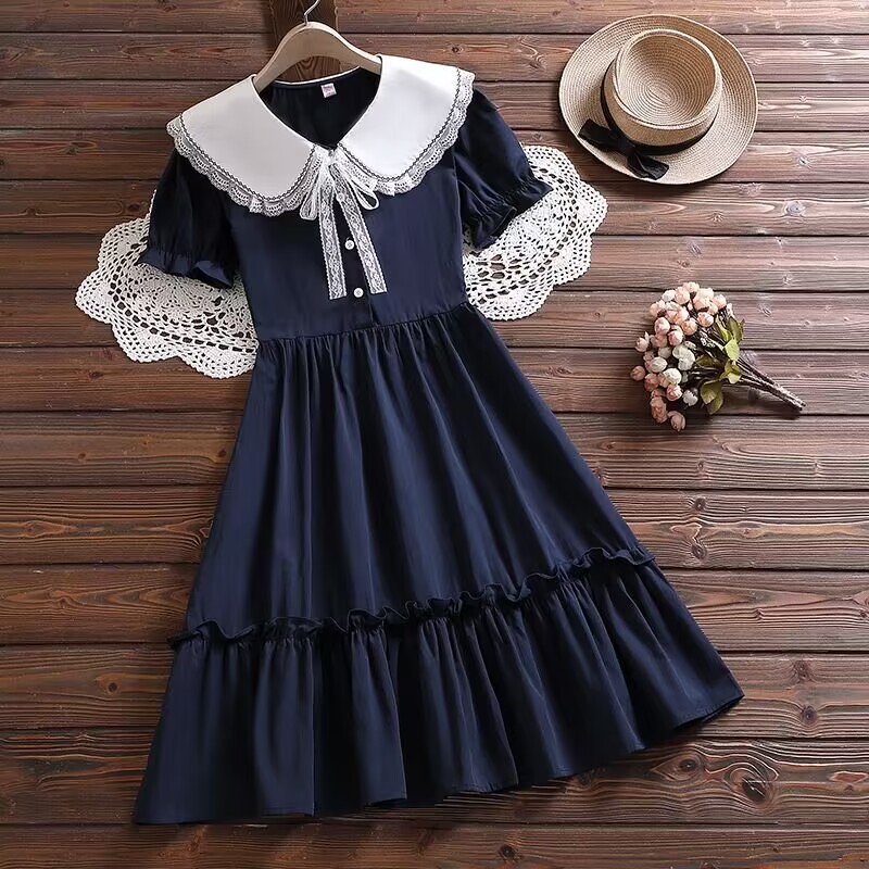 Summer Clothing For Teen Girls - Abito estivo 2026 nuovo stile retrò