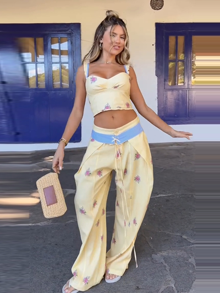 Summer Vacation Clothing Women - Completo da Donna con Stampa Sexy:
