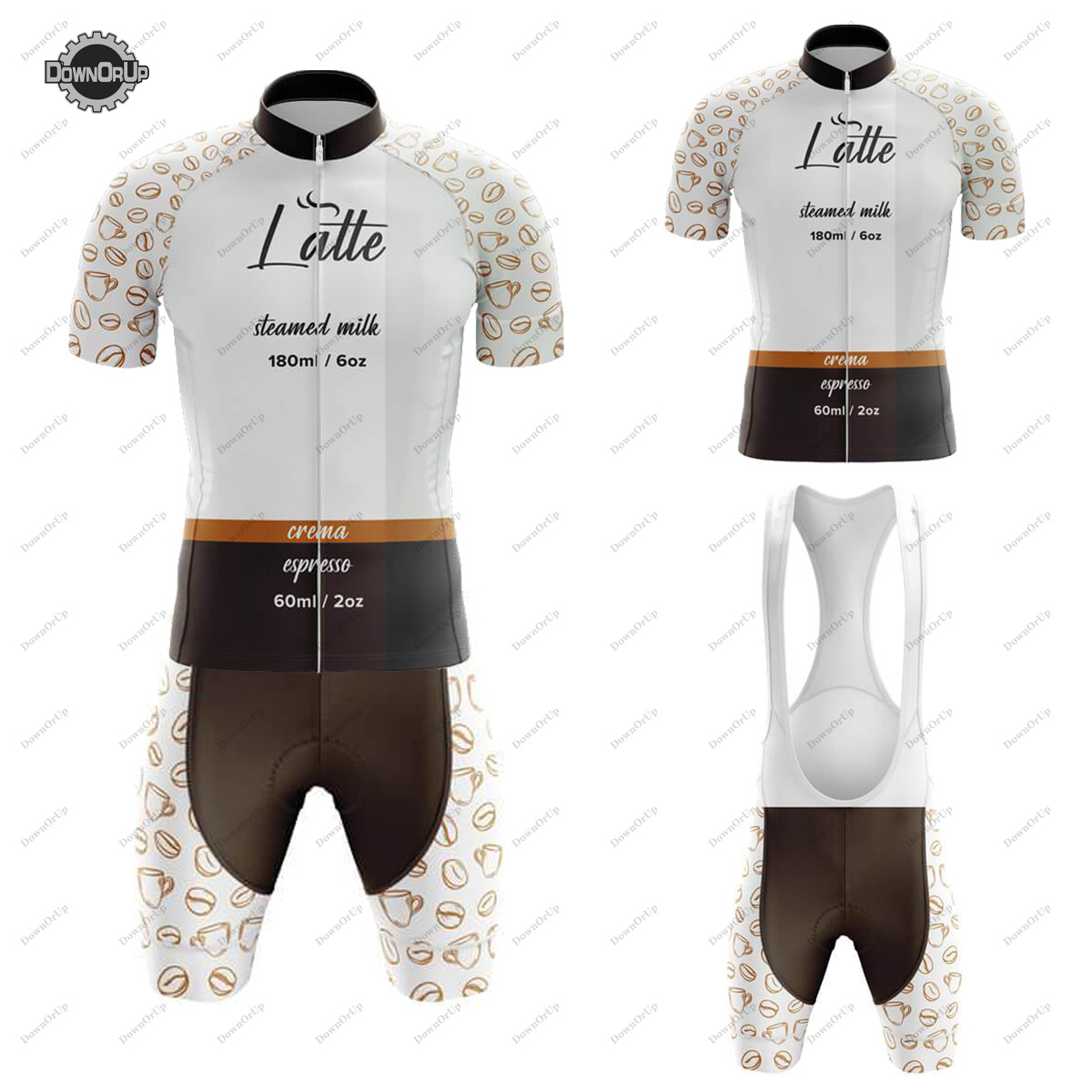 Summer Clothing List - Coffee List Latte Maglia da ciclismo