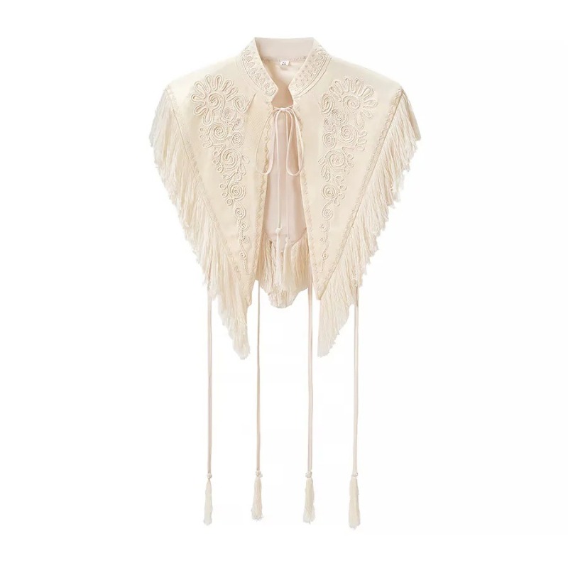 Top da donna con frange ricama - Tie Front Shirt recensione e prezzo