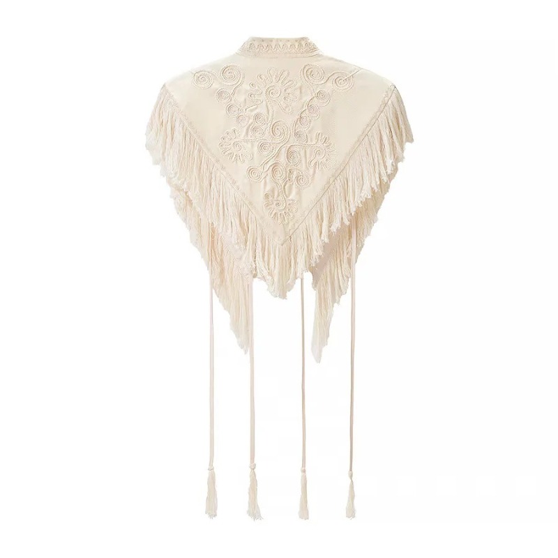 Top da donna con frange ricama - Tie Front Shirt recensione e prezzo