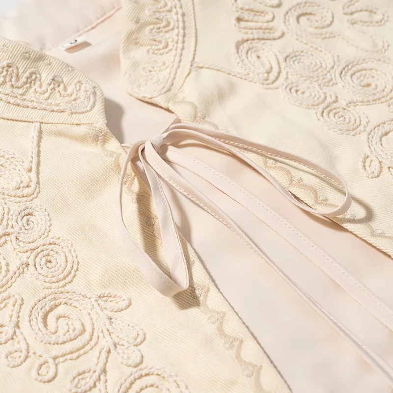 Top da donna con frange ricama - Tie Front Shirt recensione e prezzo