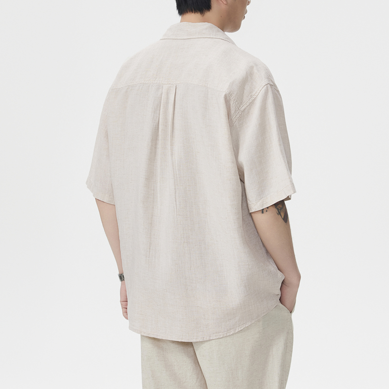 Camicia da Uomo in Misto Lino  - Summer Clothing Old Money recensione e prezzo