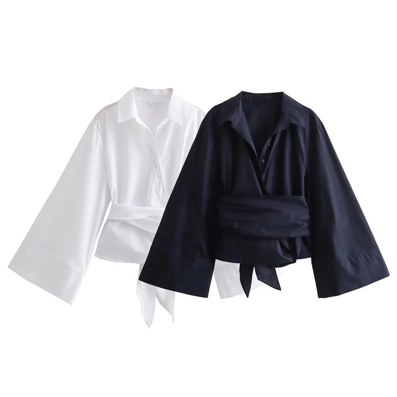 Camicette Kimono a maniche lun - Tie Front Shirt recensione e prezzo