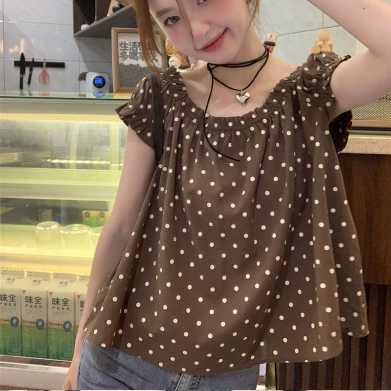 Camicetta allentata a pois con - Summer Youth Clothing recensione e prezzo
