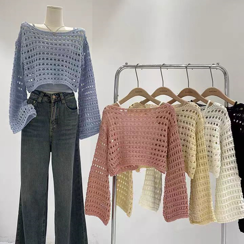 Top in maglia all'uncinetto a  - Summer Clothing Outfits recensione e prezzo