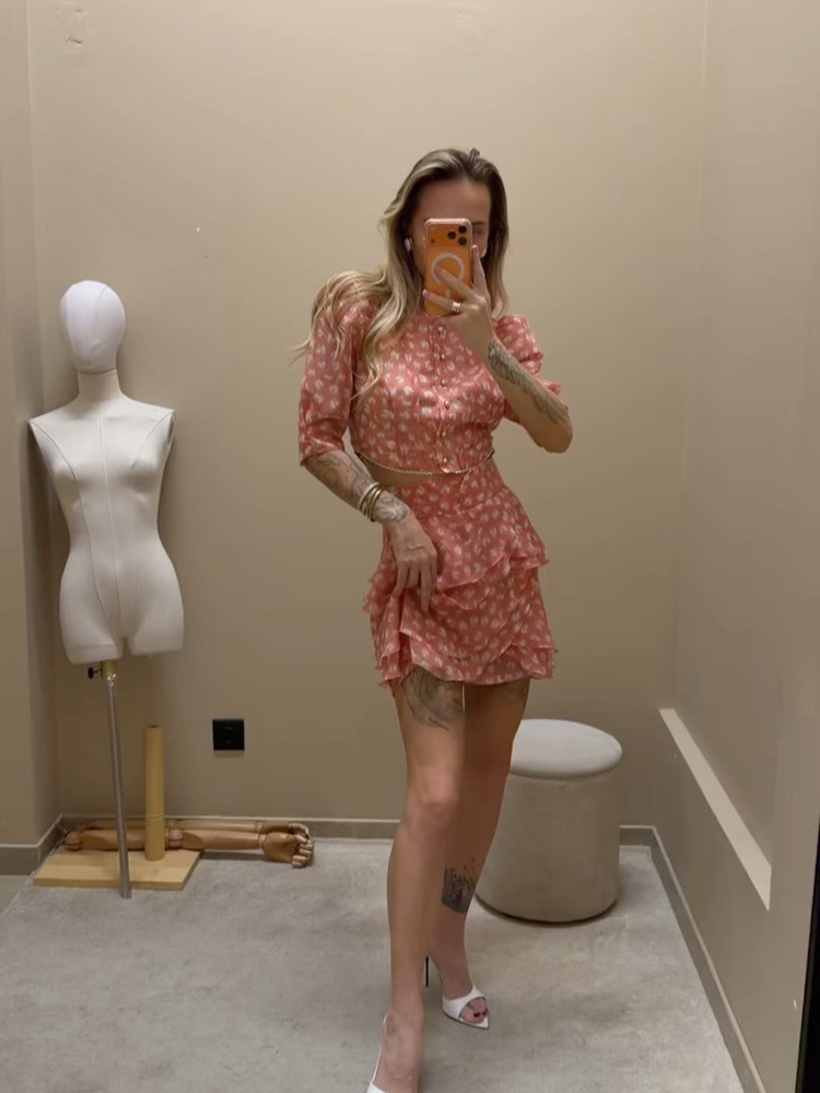 Completo due pezzi da donna co - Tie Front Shirt recensione e prezzo
