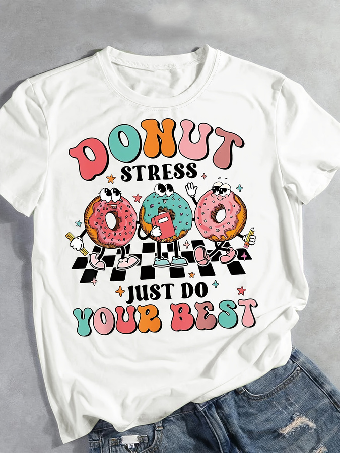T-shirt con stampa Cartoon Don - Quality Summer Clothing For Women recensione e prezzo