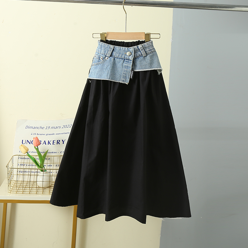 Gonna di jeans lunga patchwork - Summer Clothing For Teen Girls recensione e prezzo