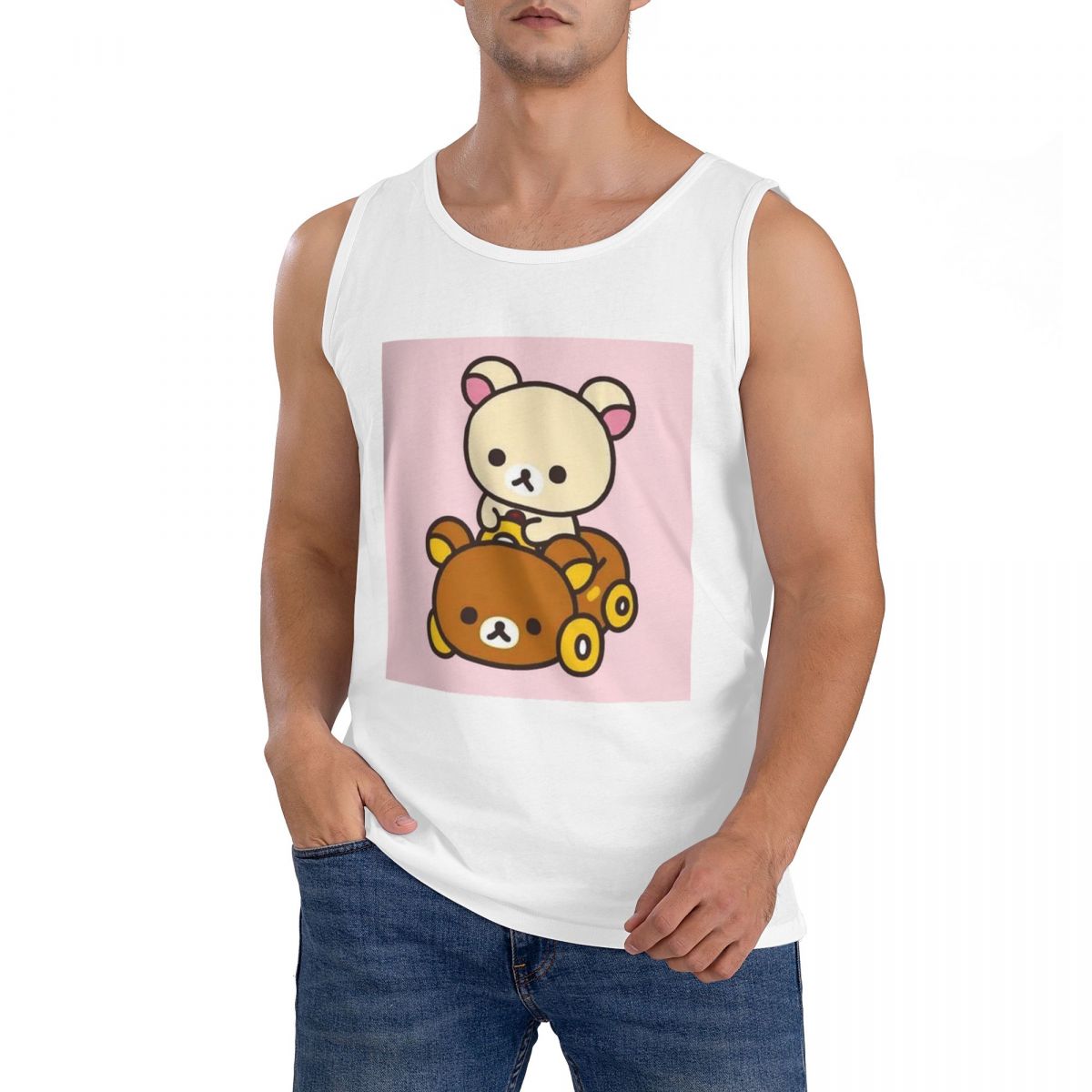 T-shirt senza maniche in coton - Summer Clothing Drive recensione e prezzo