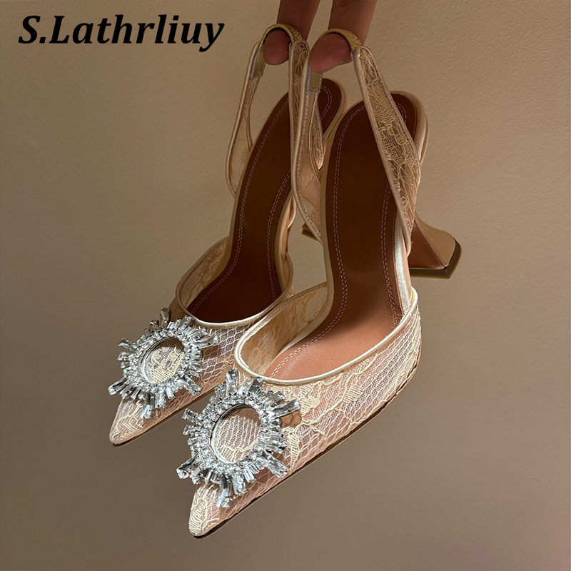 Sandali con strass fiore punta - Summer Clothing Collection recensione e prezzo